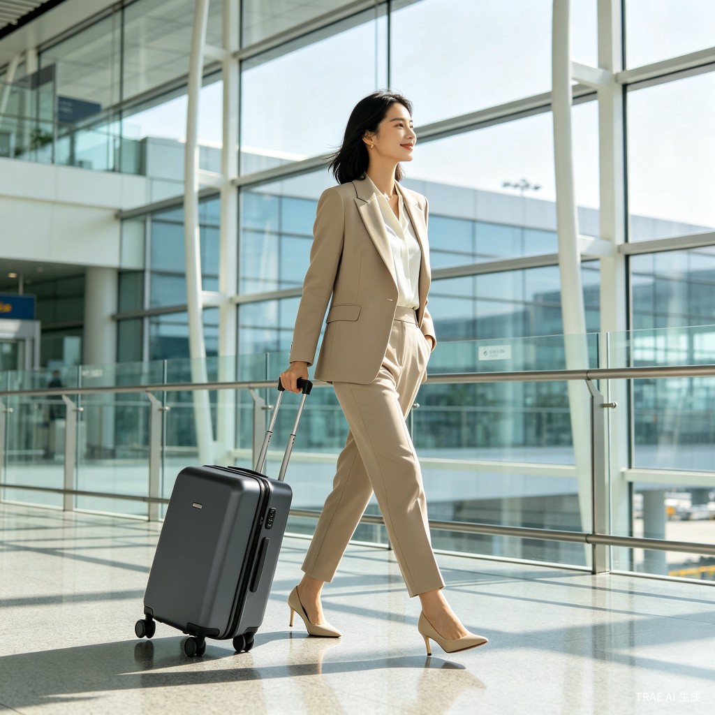 Charcoal Hardshell Luggage - Biz Travel